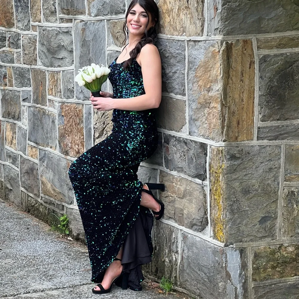 prom dress worn one time in perfect condition!! - Picture 1 of 2
